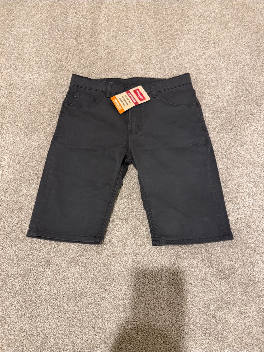 Wrangler Boys Black Knee-Length Shorts